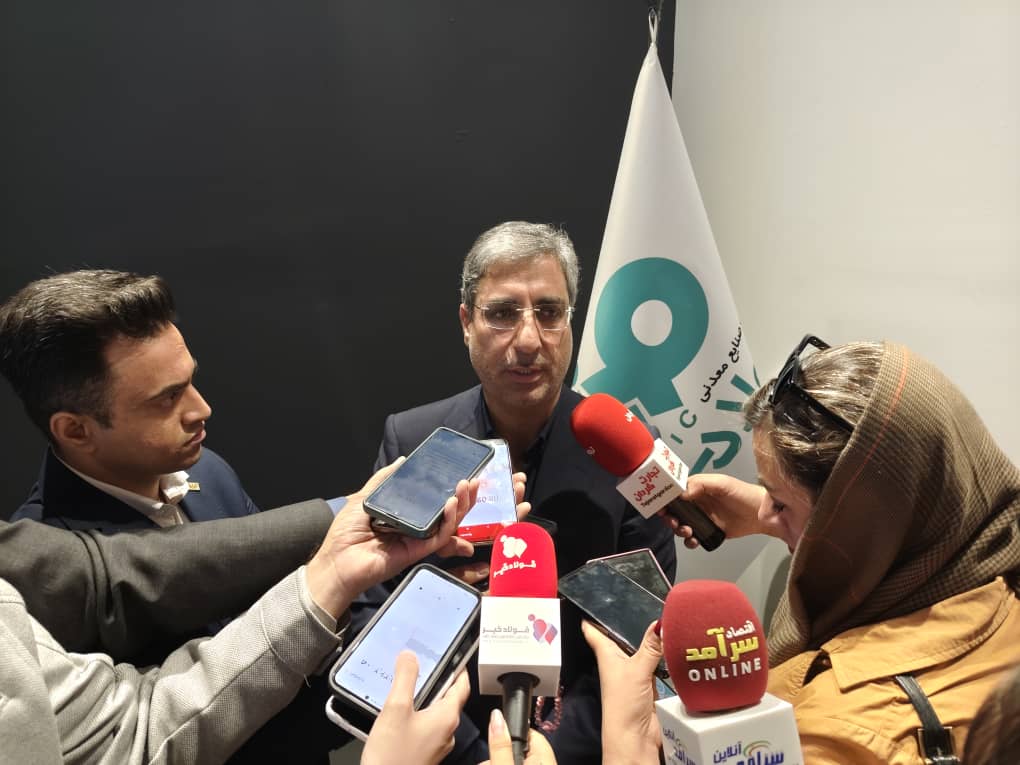 تأکید مدیرعامل فولاد سنگان بر پایداری تولید و سرمایه‌گذاری‌های جدید در نمایشگاه ایران متافو ۱۴۰۴